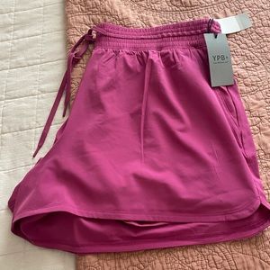 NWT Pink Abercrombie Atheltic Shorts